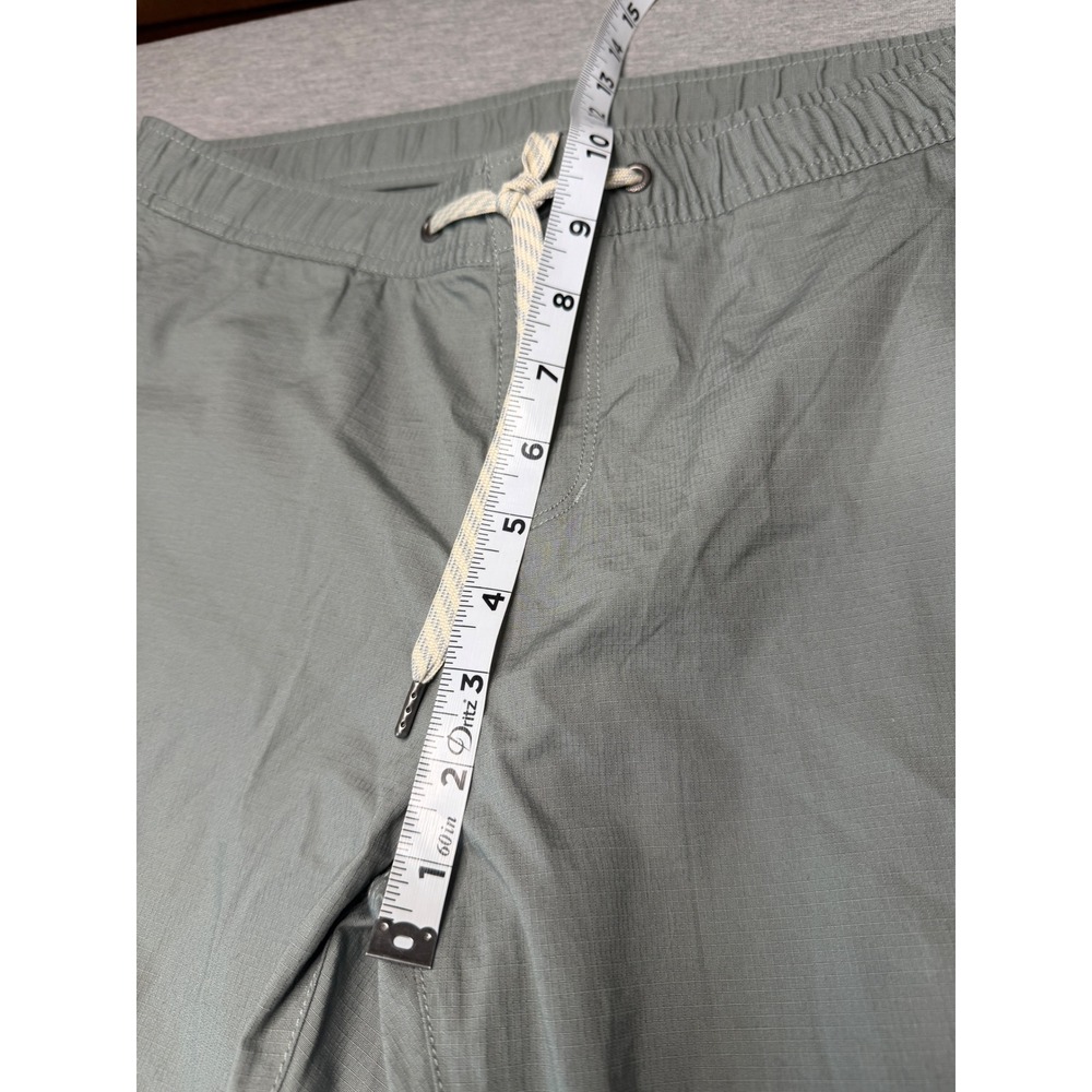 Vuori Ripstop Pant Women Large Sage Green Stretch Cotton Jogger VW401 - Picture 4 of 9